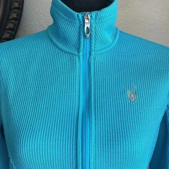 Spyder Women’s Core Sweater Full Zip Riviera Medium - Picture 9 of 16